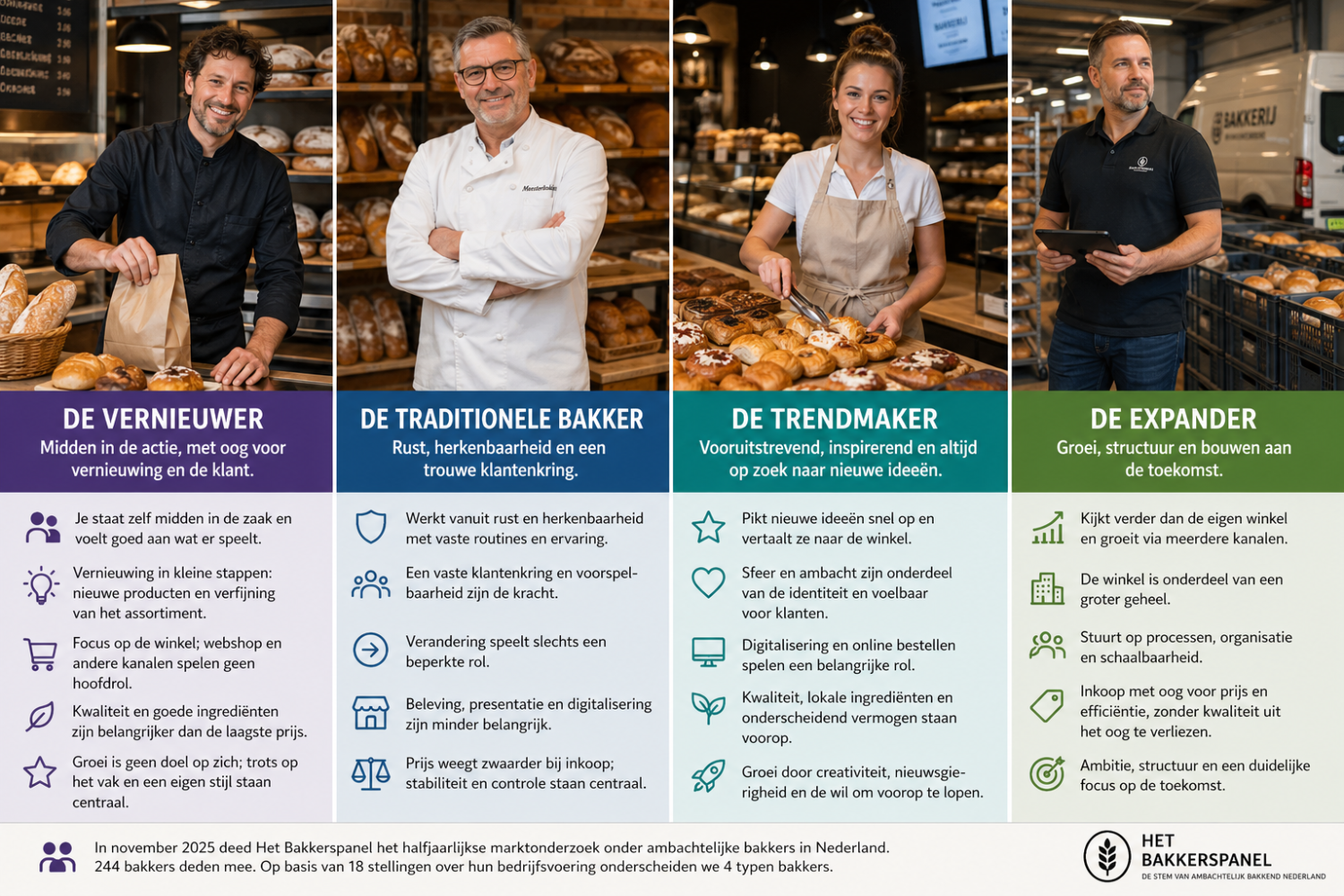 Vier typen bakkers in Nederland: herken jij jezelf